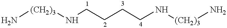 Conformationally restricted polyamines