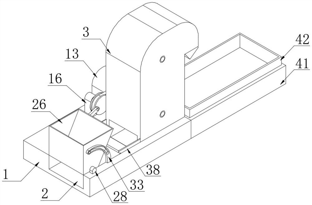 Quantitative feed supply device for livestock breeding