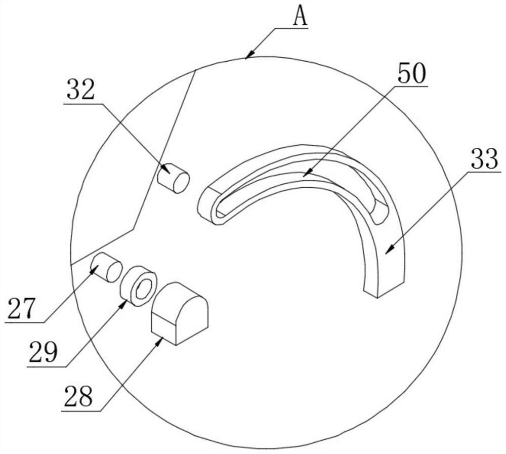 Quantitative feed supply device for livestock breeding