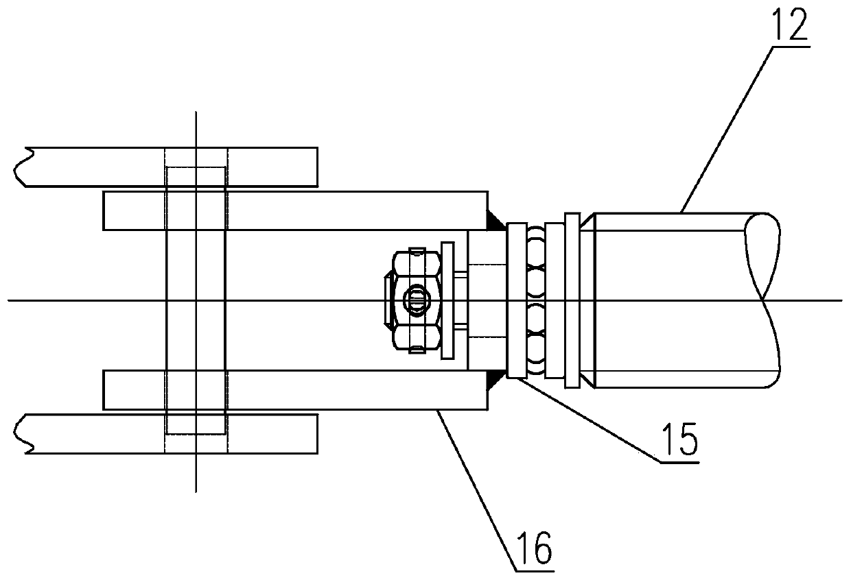 Internal pressure type manhole cover plate locating device