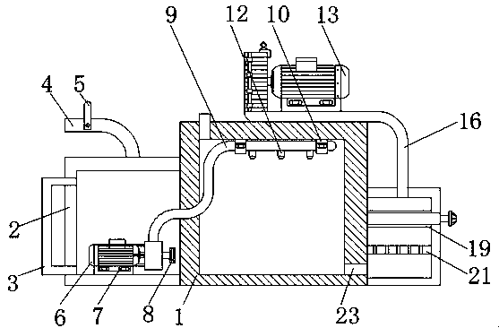 Temperature-adjustable pig breeding house