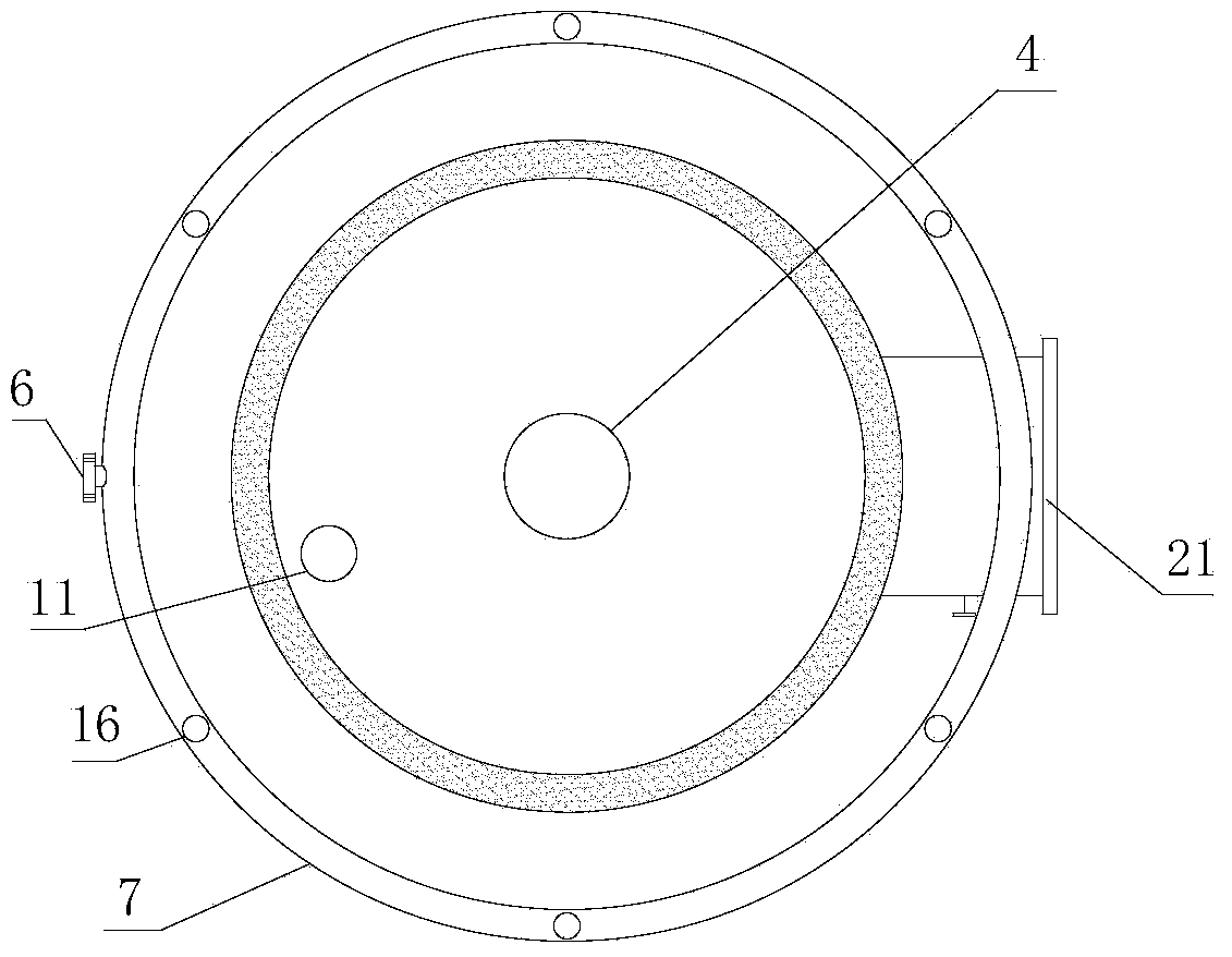 Multi-spray-nozzle bulky combustion low-NOx gas combustor