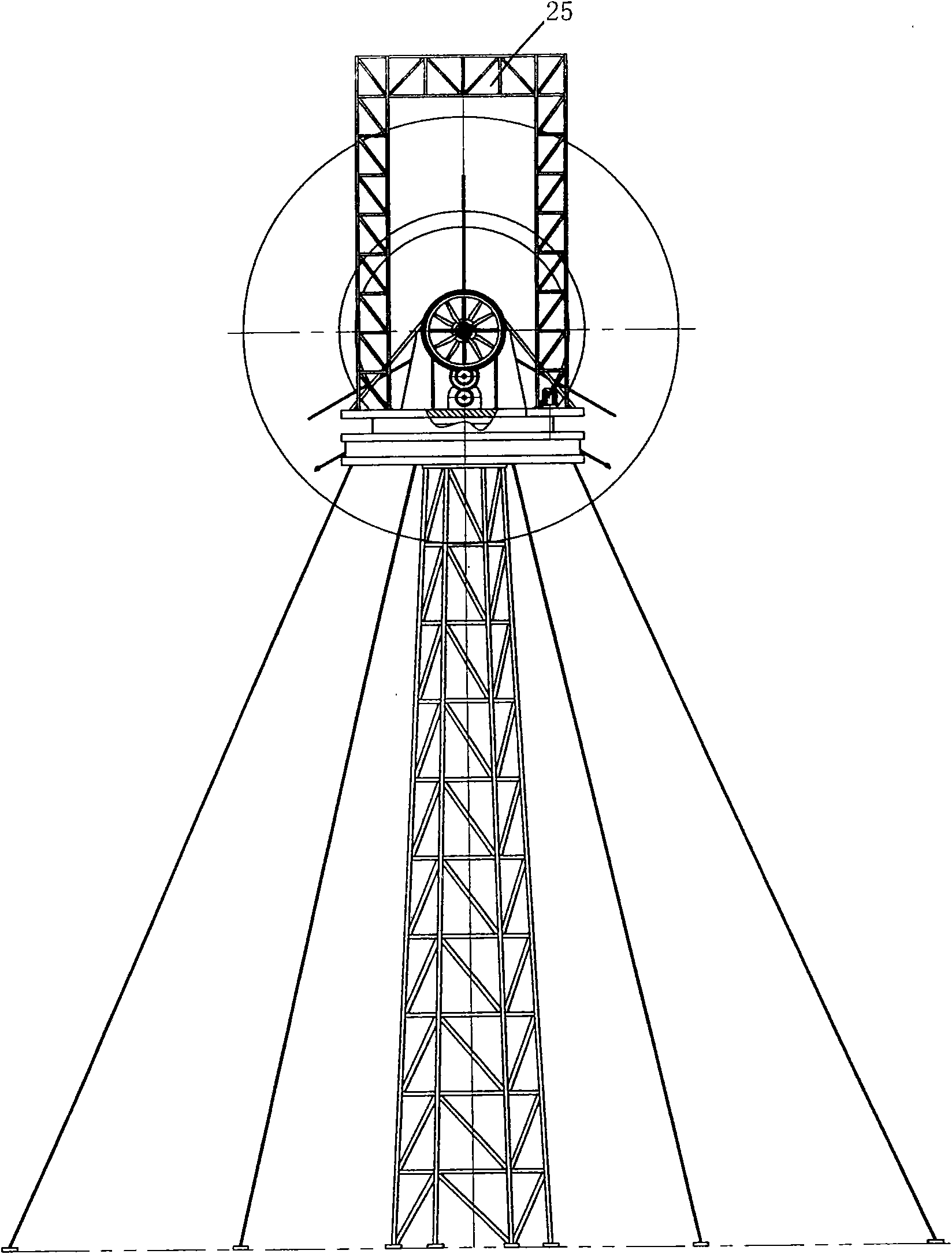 Tunnel diffusion draught fan