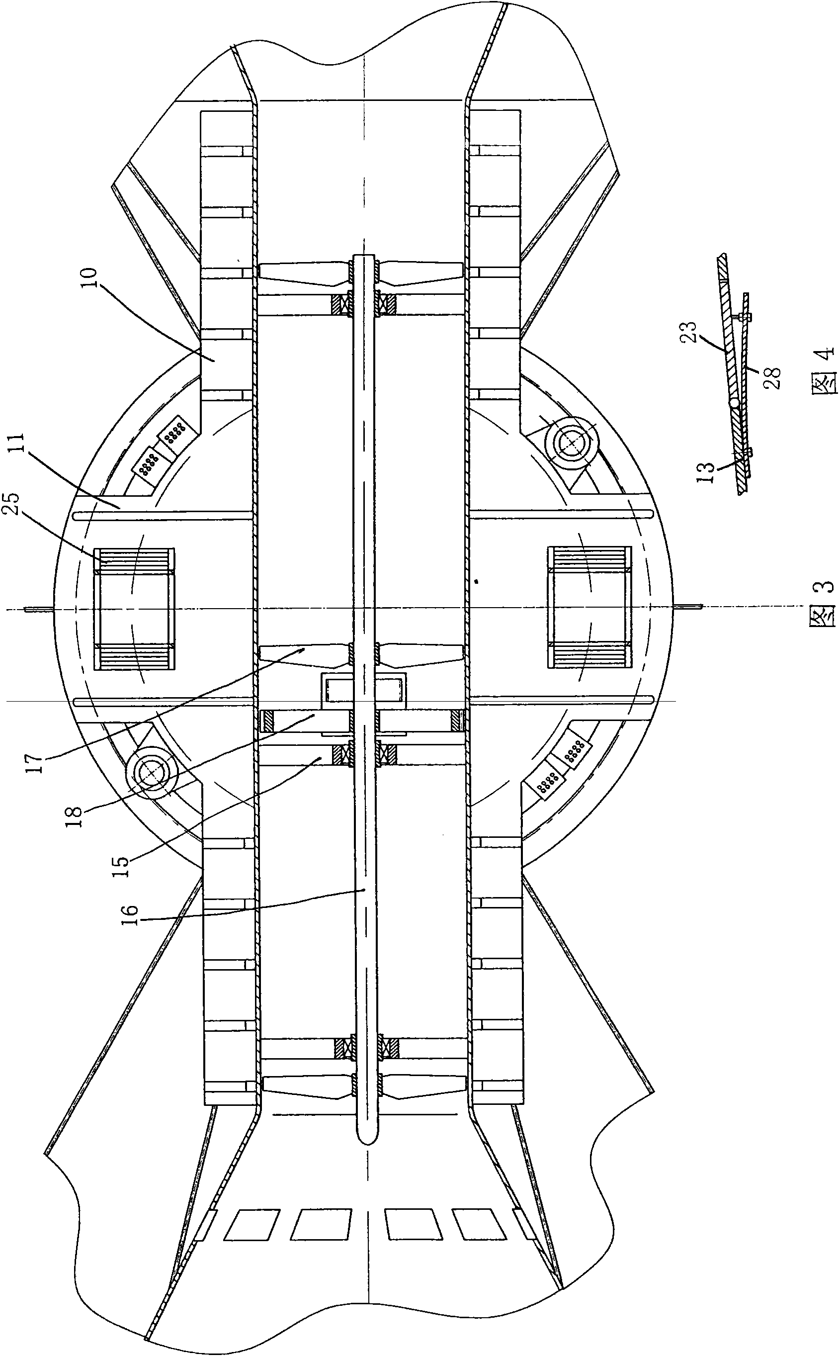 Tunnel diffusion draught fan