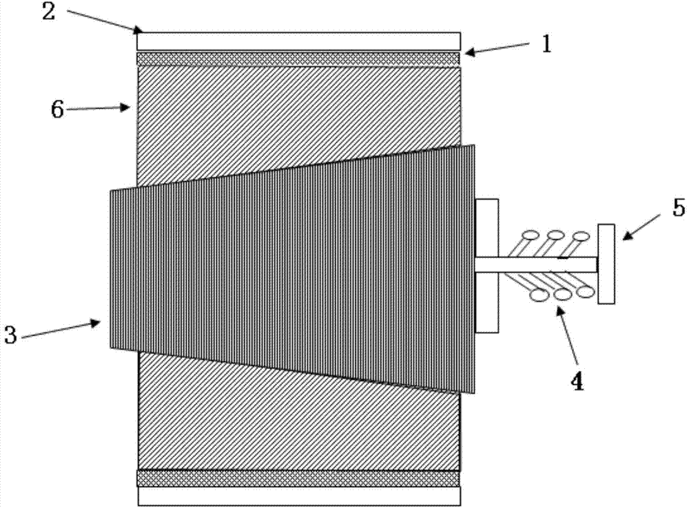 Storage-tank cylindrical-section integral wallboard creep aging forming method