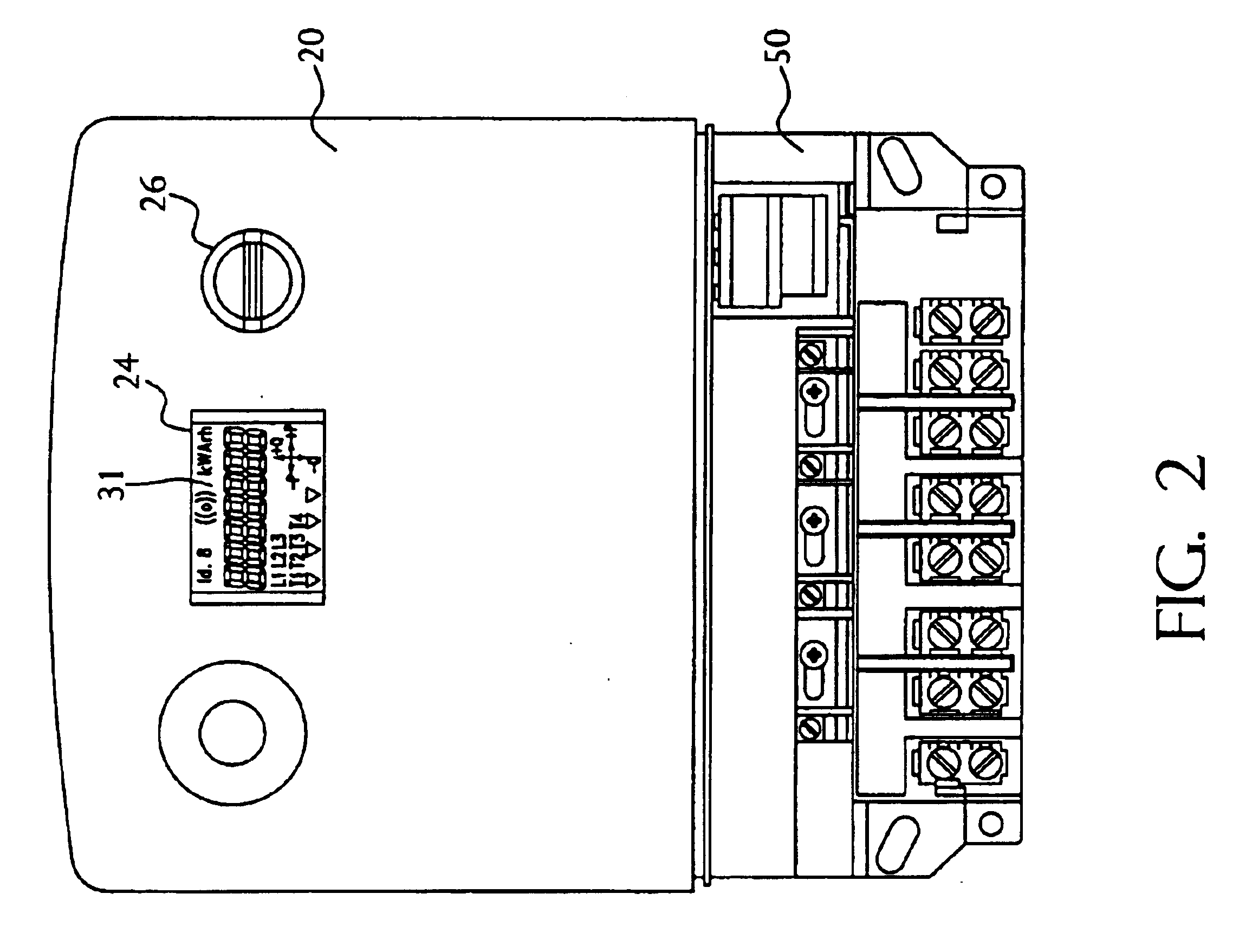 Advanced instrument packaging for electronic energy meter