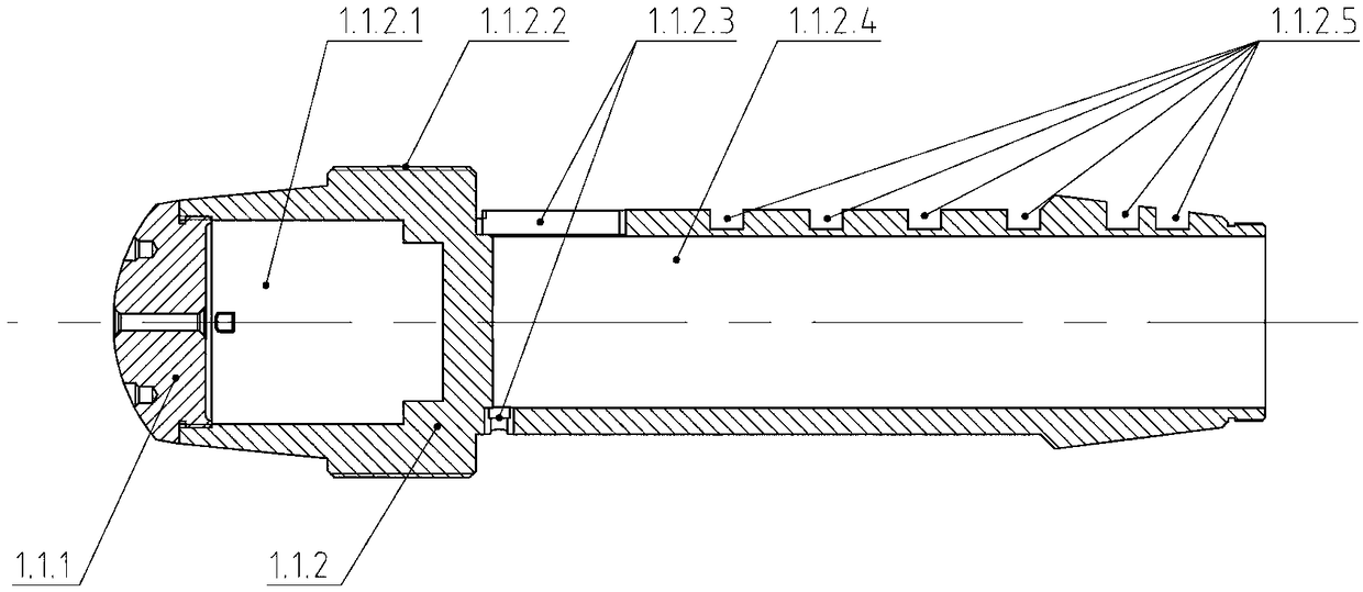 Testing device and method for material dynamic response testing under high axial overload