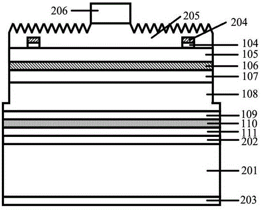 Reversed-polarity AlGaInP-based LED coated with ITO on surface and manufacturing method thereof