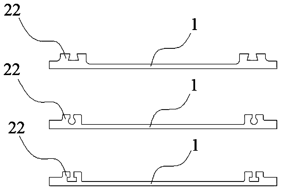 Convex and concave curtain wall plate