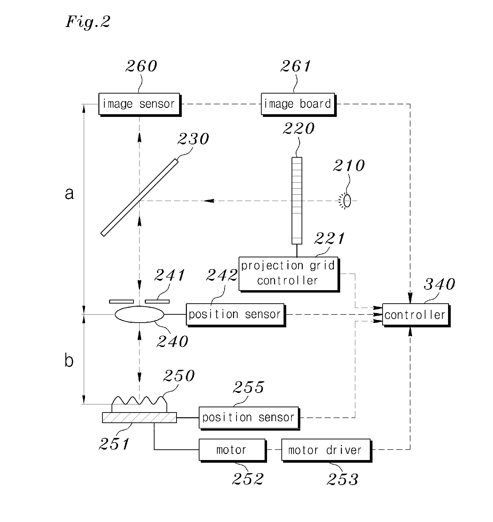 Three-dimensional profile measurement apparatus and method using amplitude size of projection grid