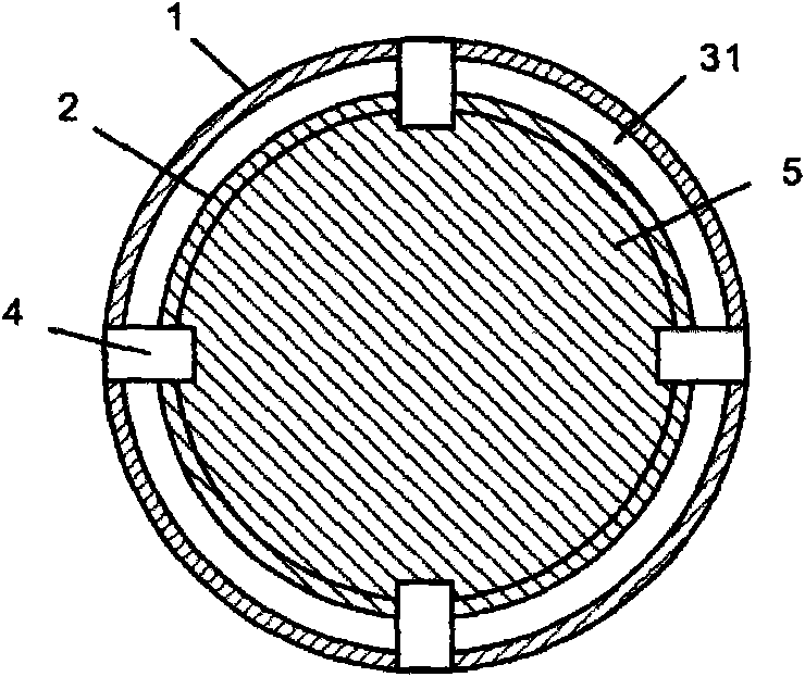 Bending process of double-layer pipe