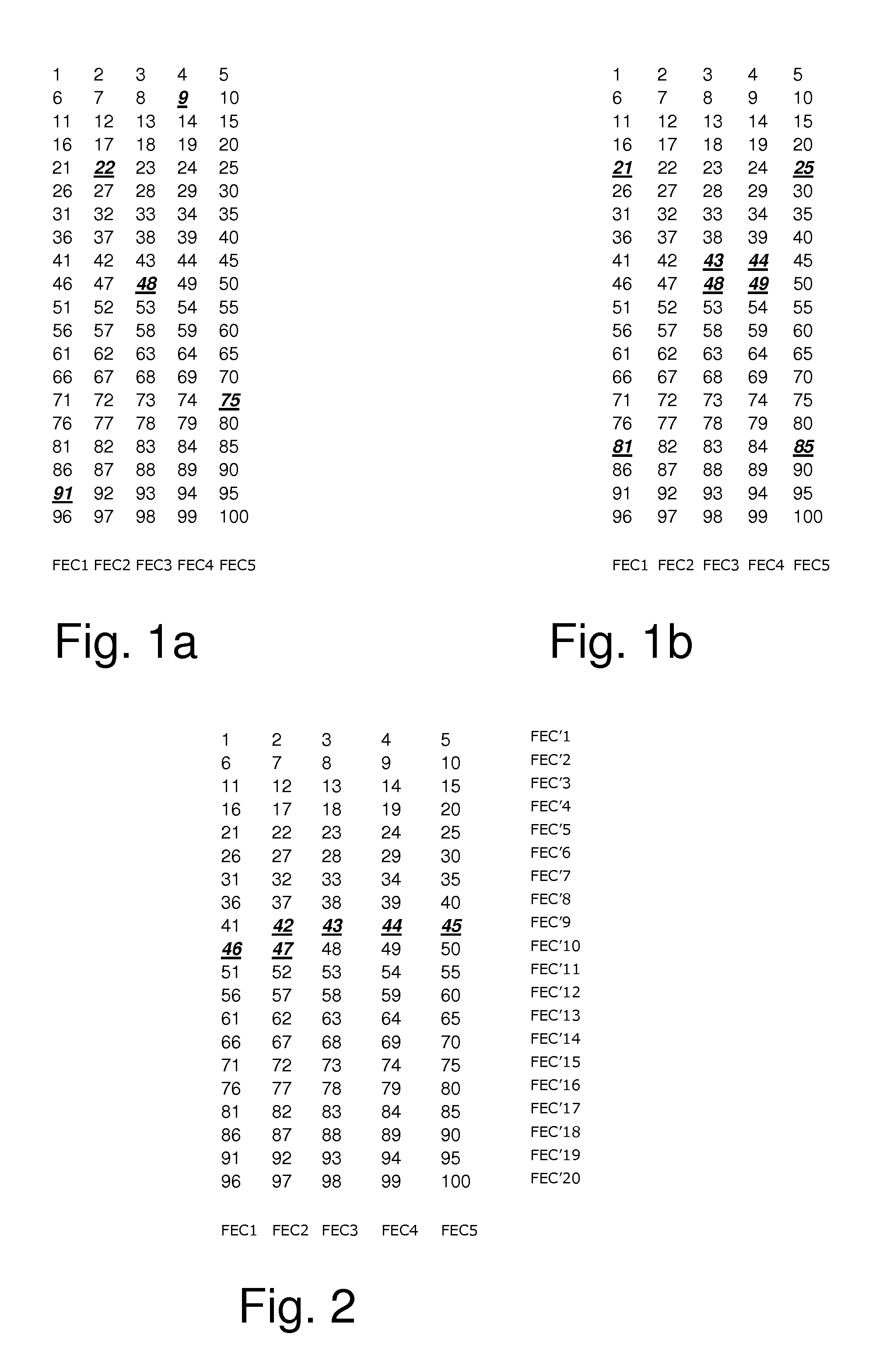 Method for optimizing the forward error correction scheme