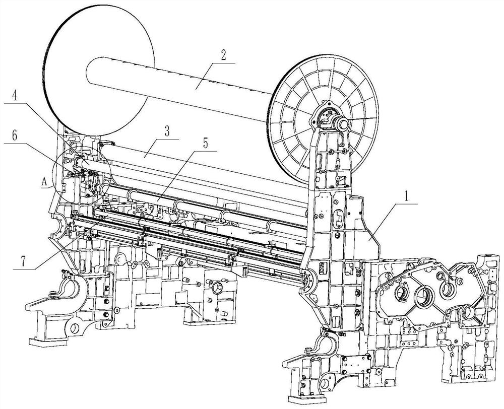 A Two-Stage Buffer Positive Pile Warp Let-Off Mechanism