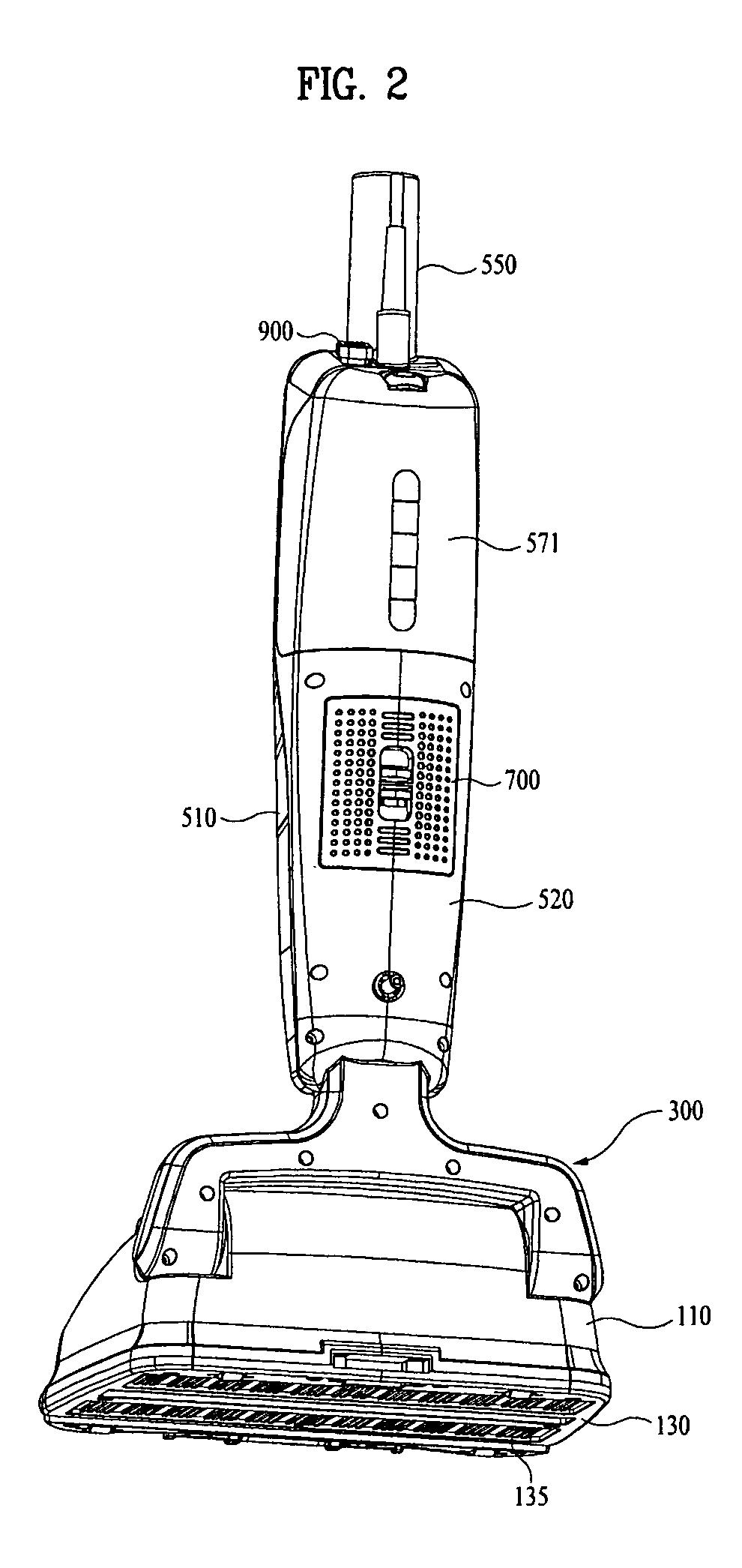 Motor assembly for steam vacuum cleaner