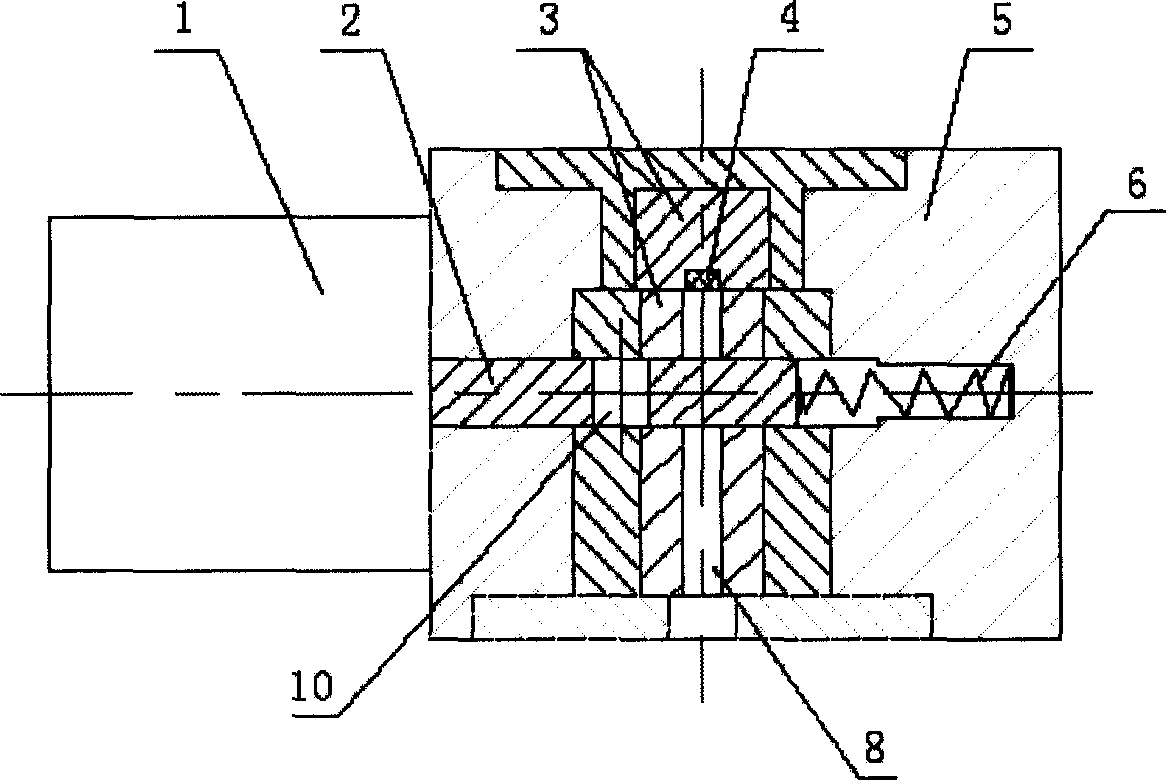 Valve type radioactive source screening device