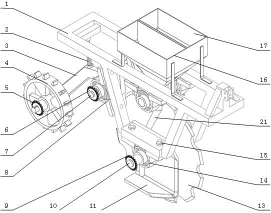 Active no-tillage planter