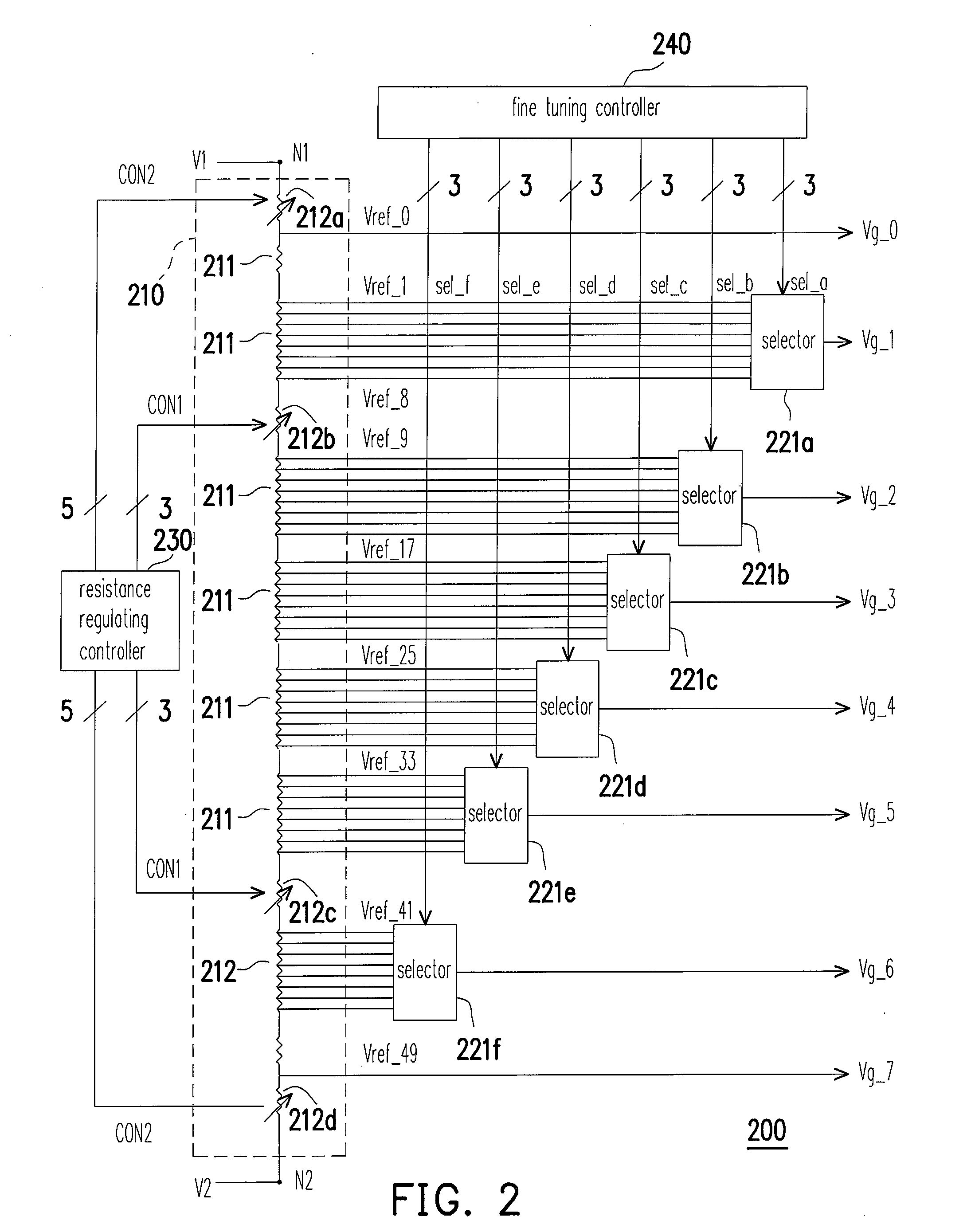 Gamma reference voltage generating device and gamma voltage generating device