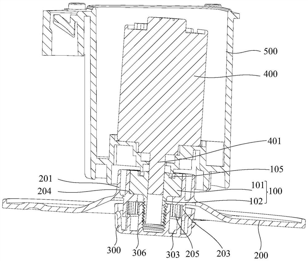 Quick mounting device of mounting disc and mower