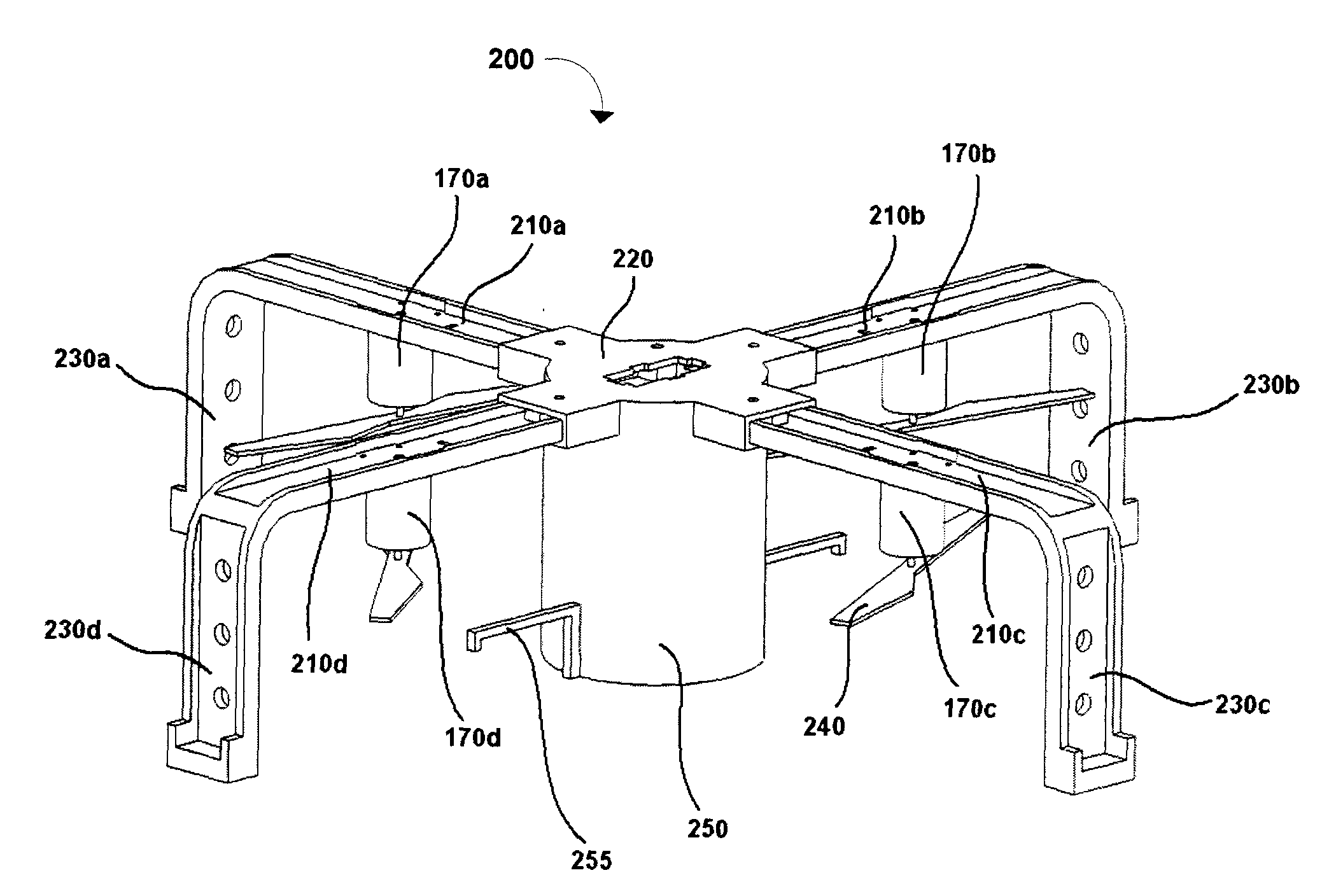 Flying apparatus for aerial agricultural application