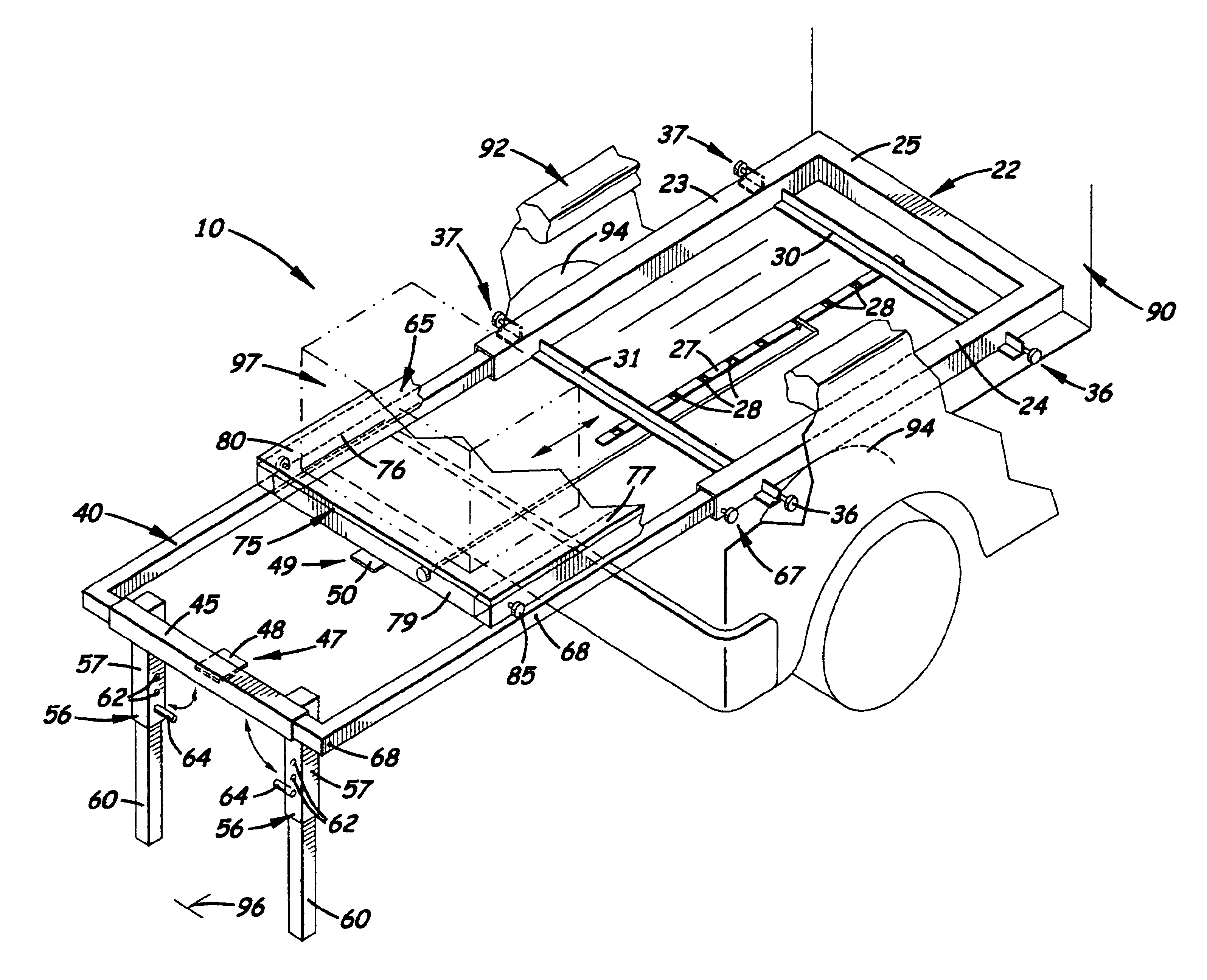 Truck bed extender