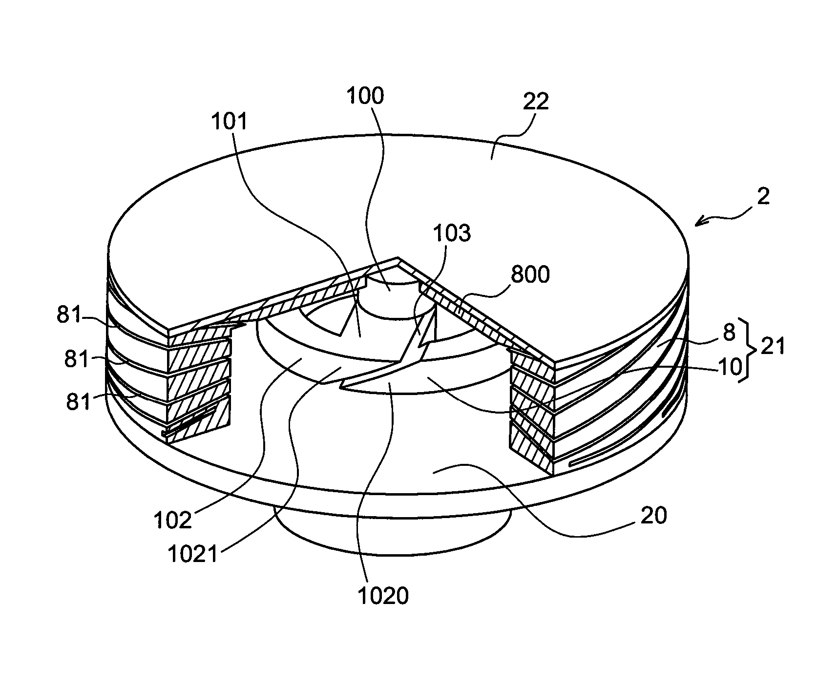 Contact for a medium-voltage vacuum circuit-breaker with improved arc extinction, and an associated circuit-breaker or vacuum circuit-breaker, such as an AC generator disconnector circuit-breaker