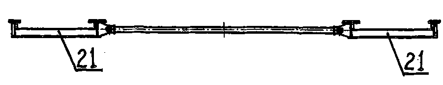 Moving device for petroleum drilling machine