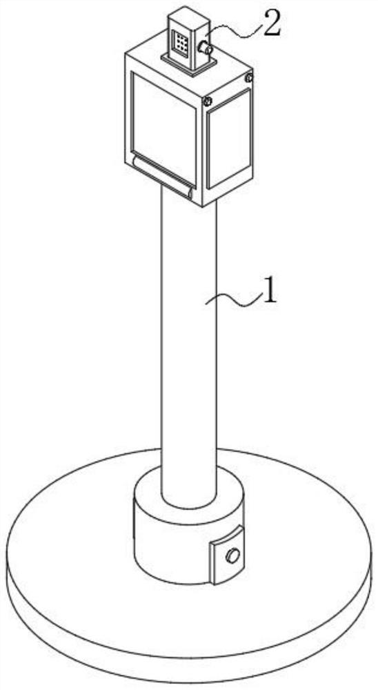 Atmospheric environmental pollution monitoring device suitable for rainy and snowy weather and monitoring method thereof