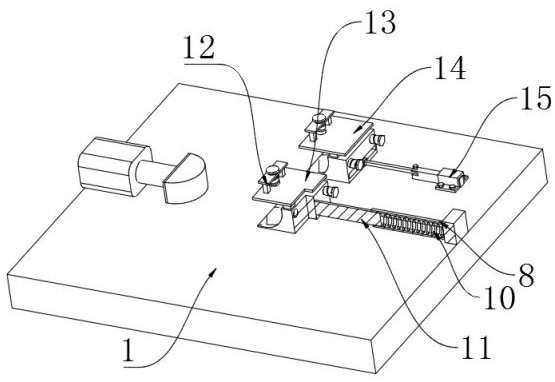 Angle-adjustable bending device for steel structure machining