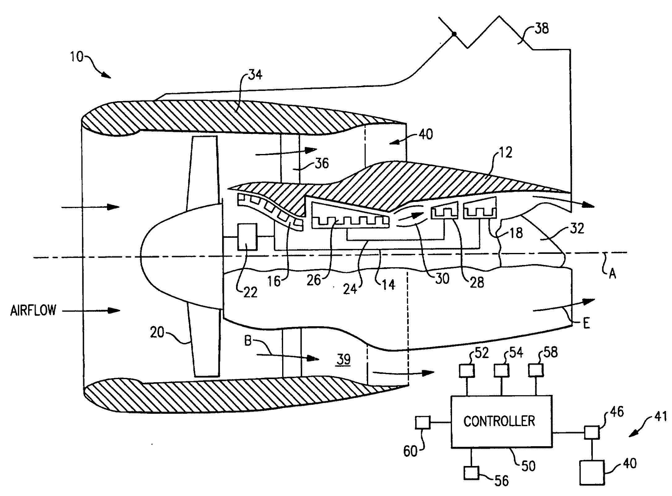 Turbofan engine