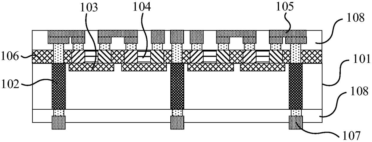 TSV switching plate for system in package