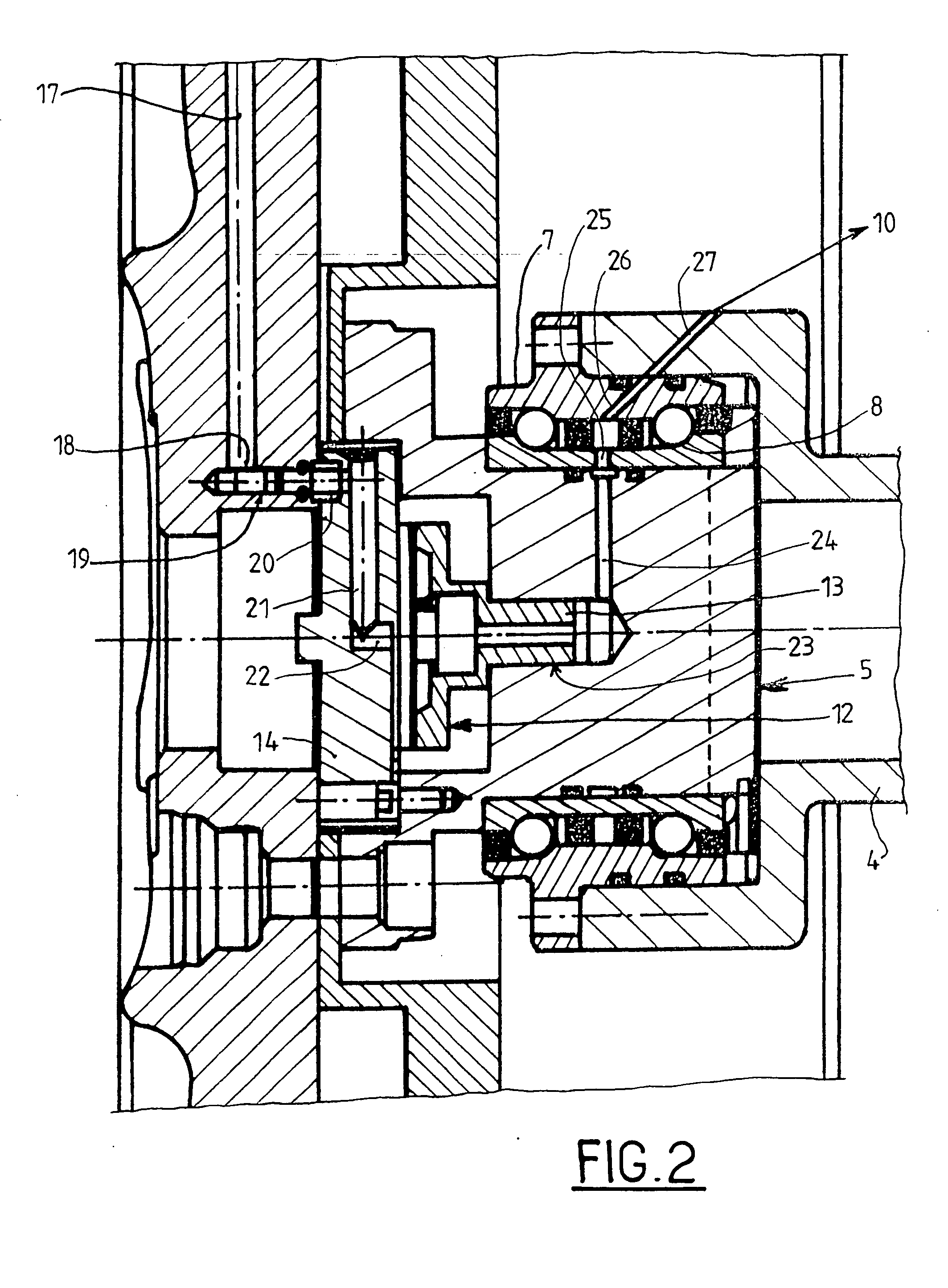 Tyre self-sealing device for the wheel of a vehicle