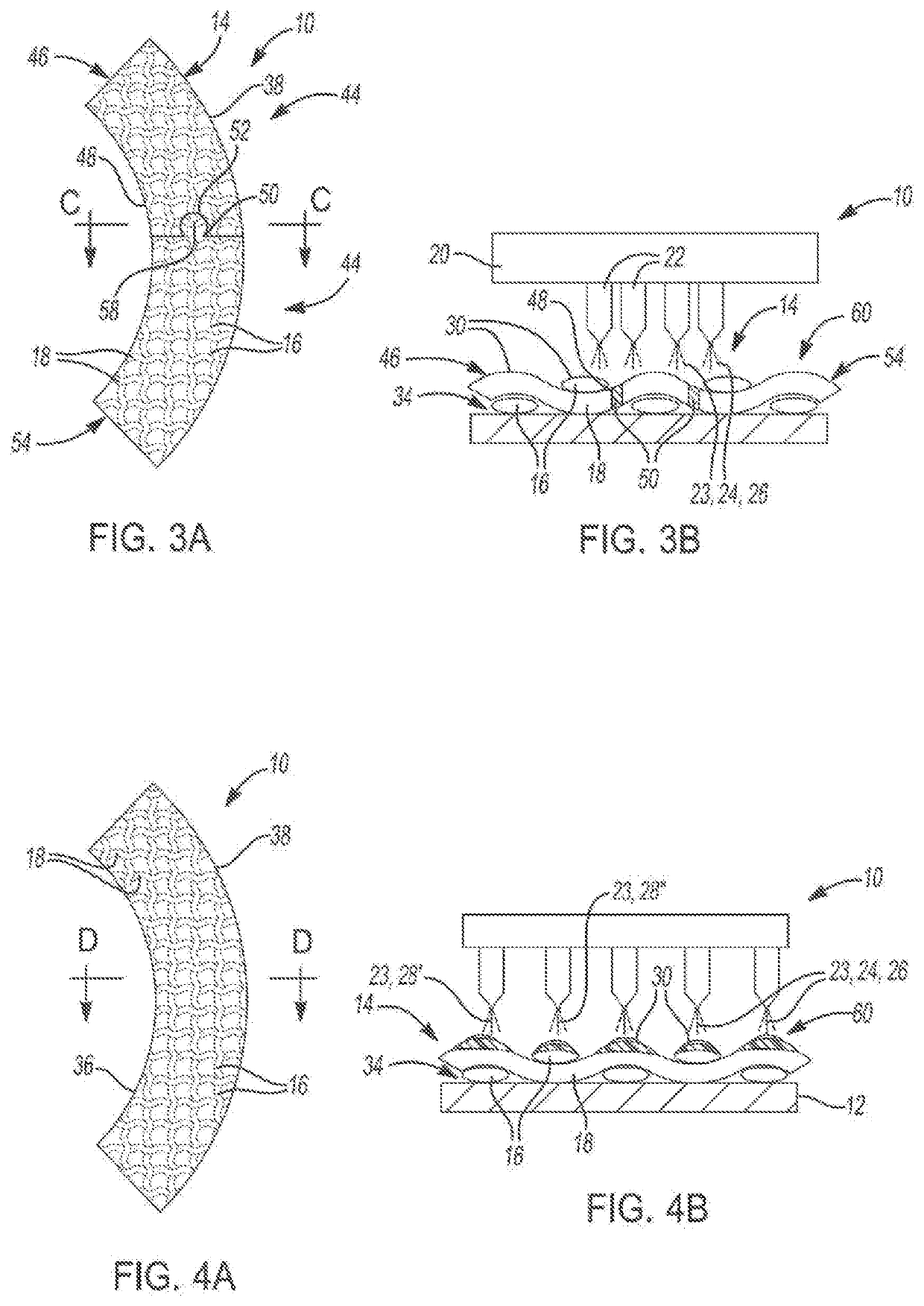 Method for producing an automotive friction material with optimized multi dimensional construction