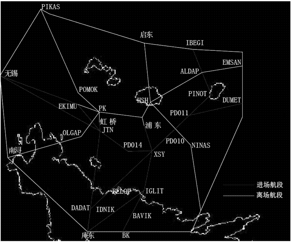 Terminal airspace air traffic delay prediction method under short-time weather influence