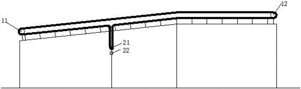 System provided with long belt replacement mechanism and replacement method