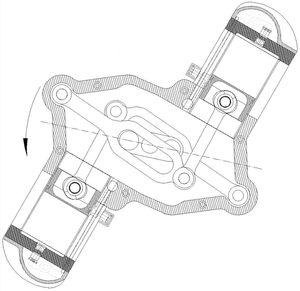 Rotary piston heat engine