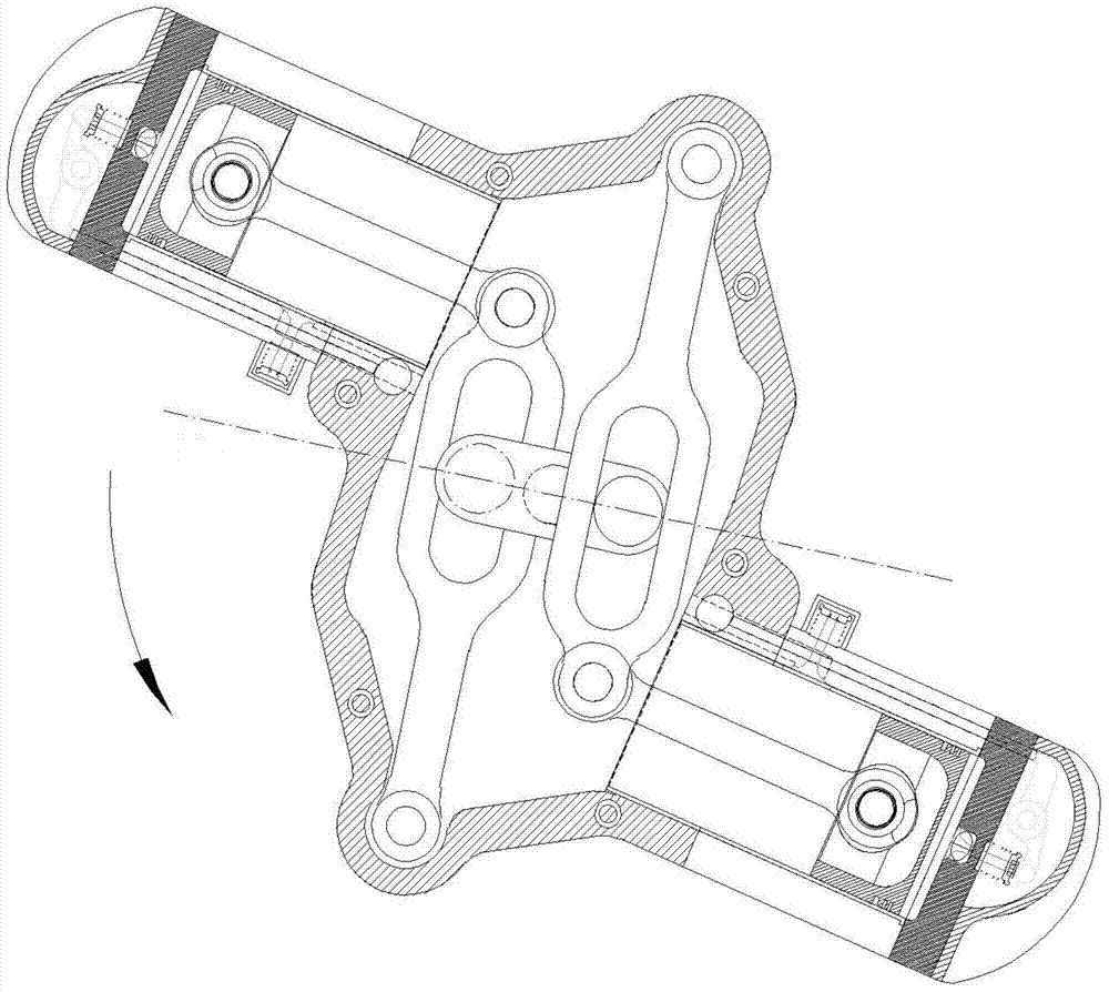 Rotary piston heat engine