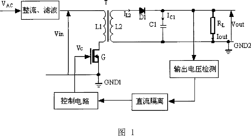 Voltage-stabilizing switch power source with voltage ripple detection circuit