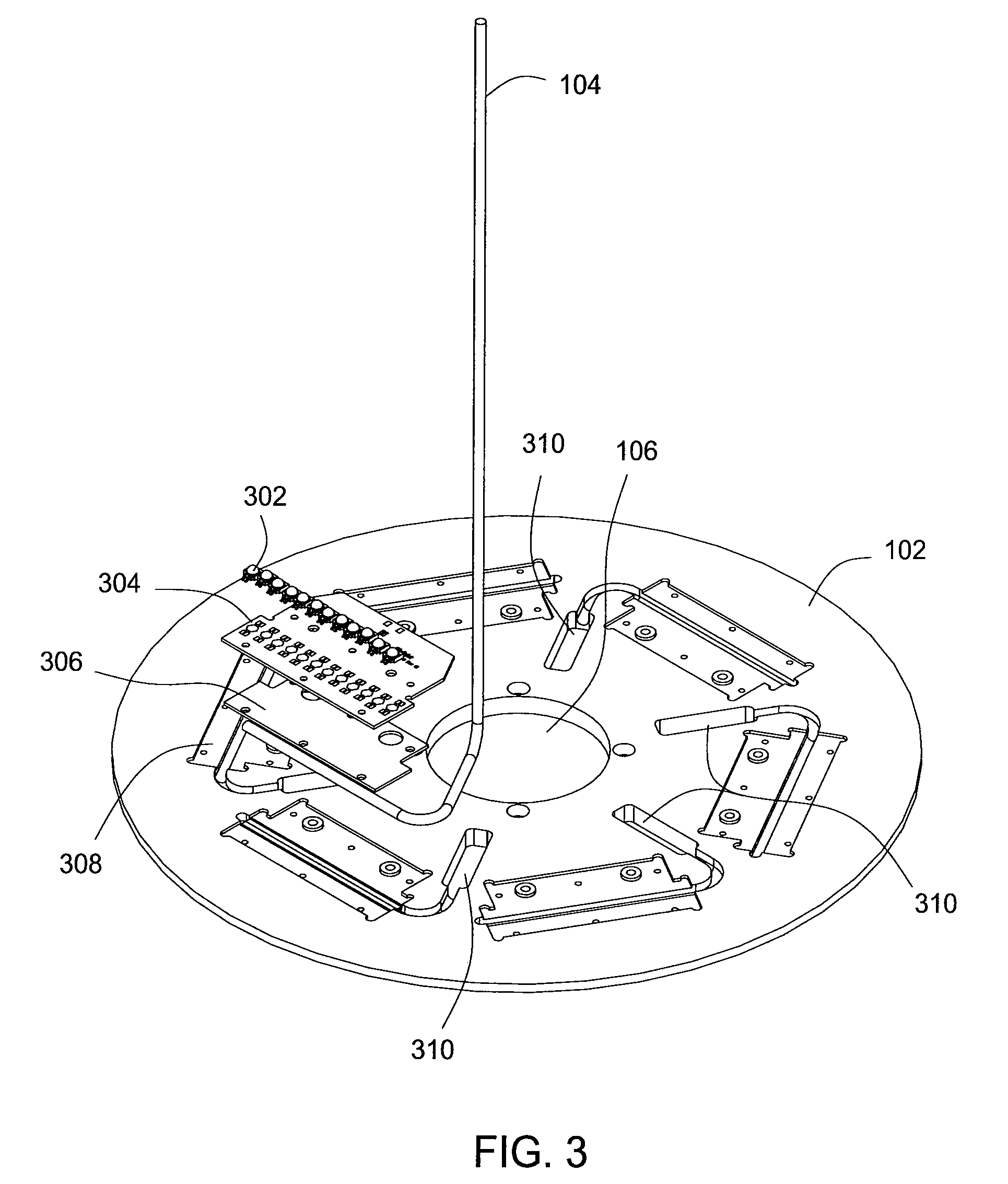 Apparatus for using heat pipes in controlling temperature of an LED light unit