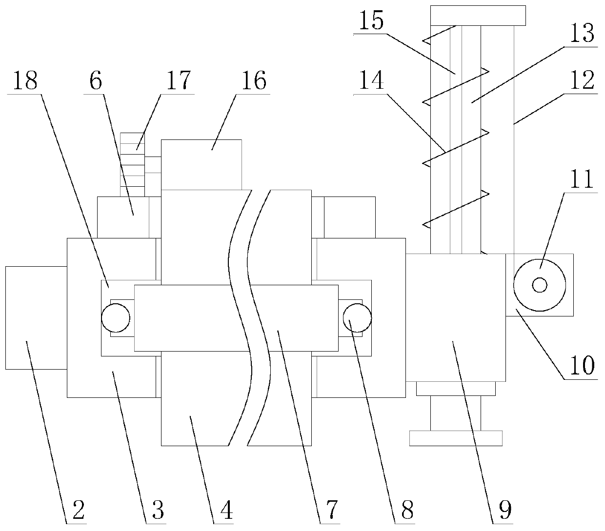 Conveniently movable metal detector with anti-collision function