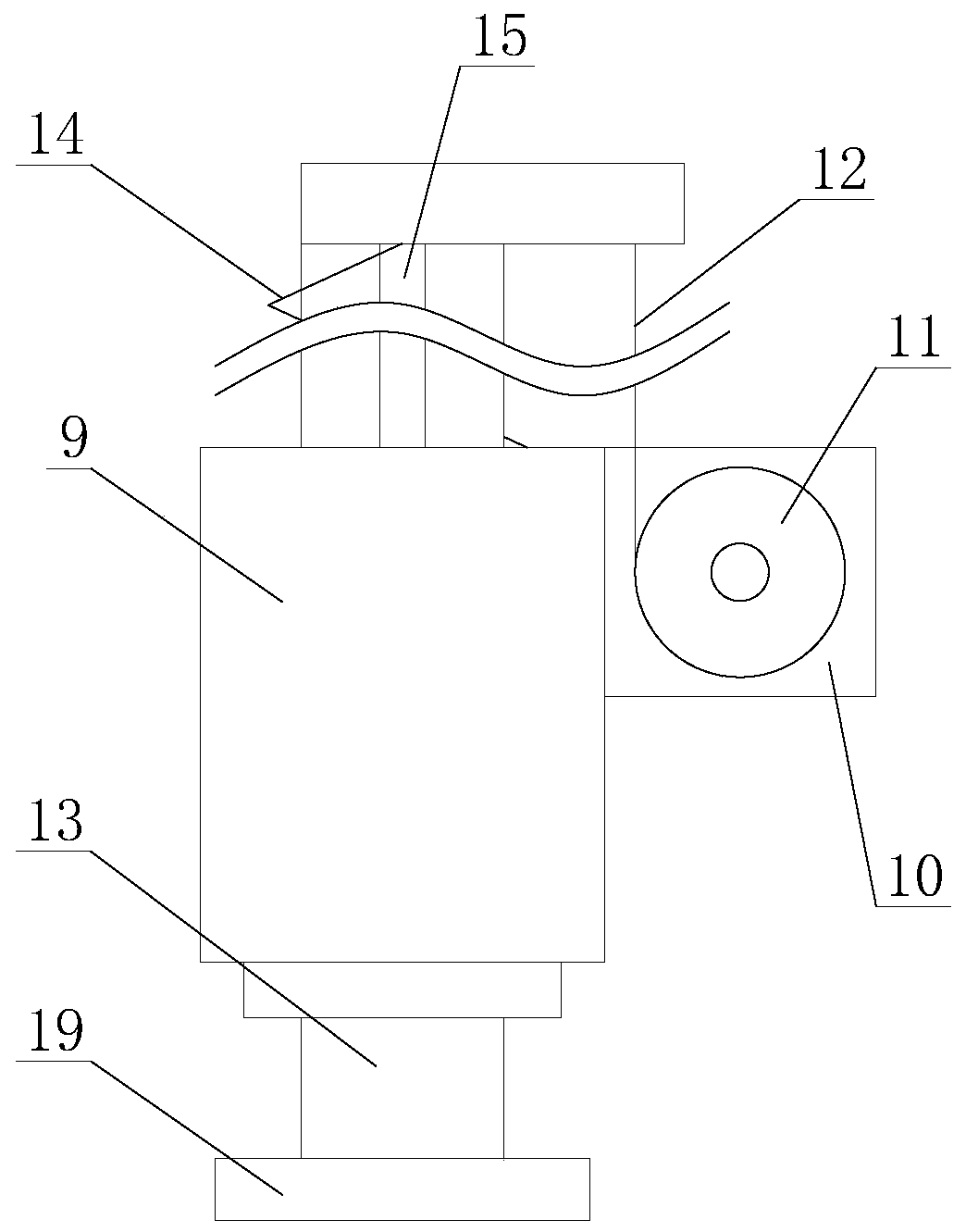 Conveniently movable metal detector with anti-collision function