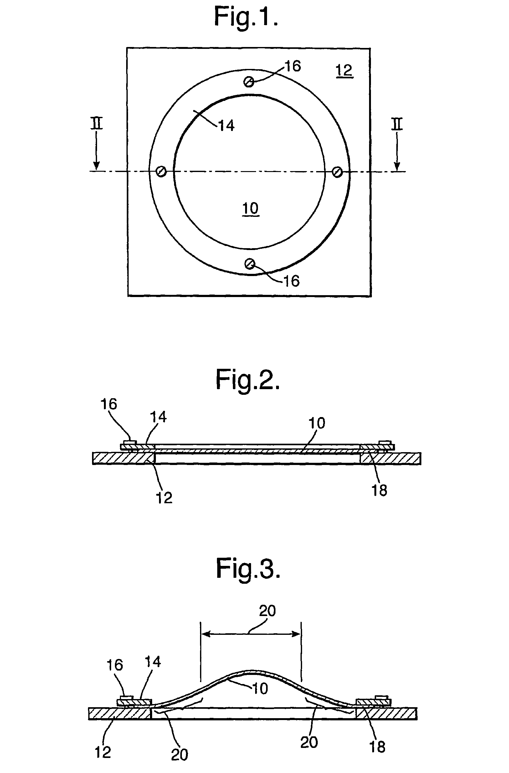 Deformable mirror holders