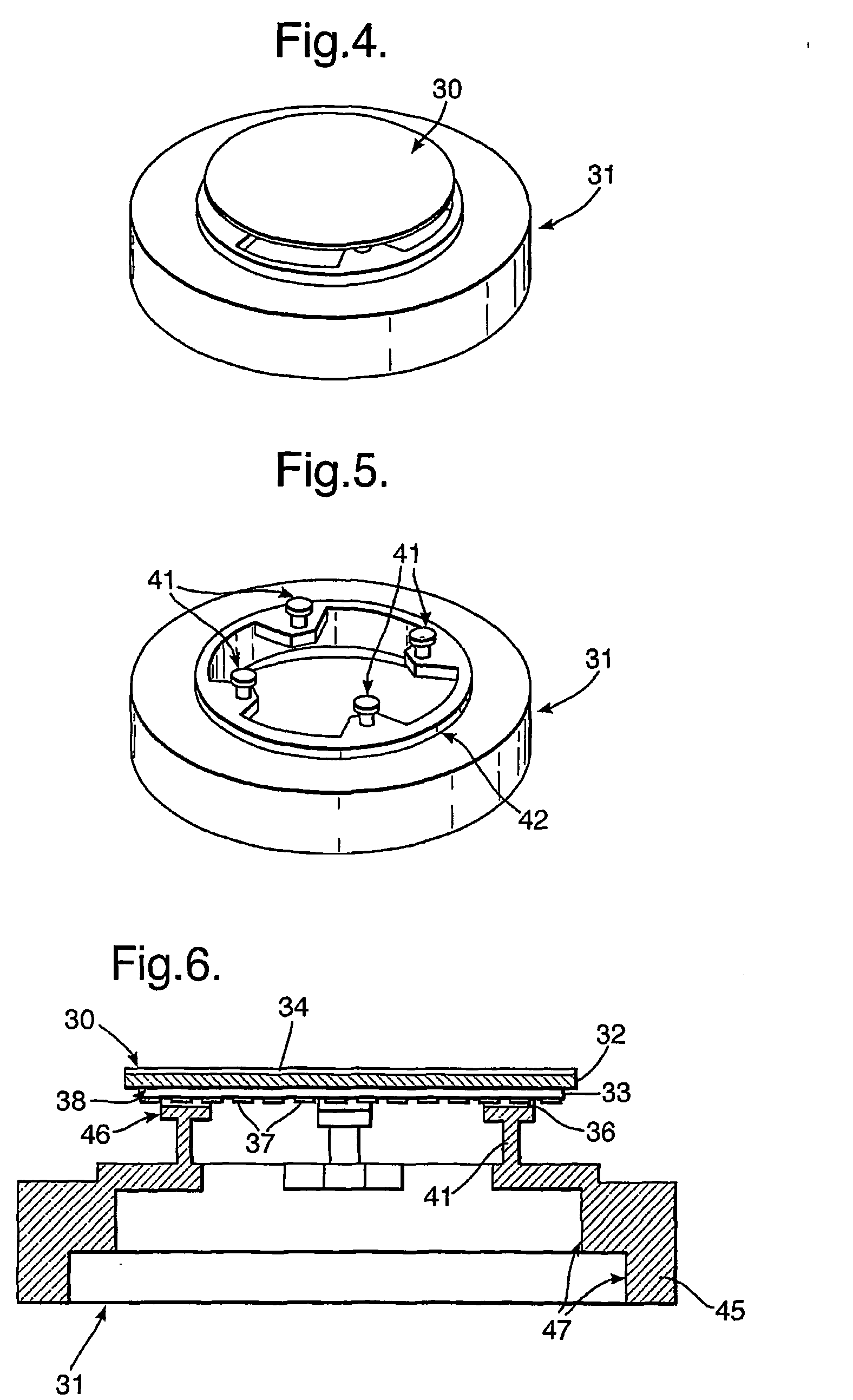 Deformable mirror holders