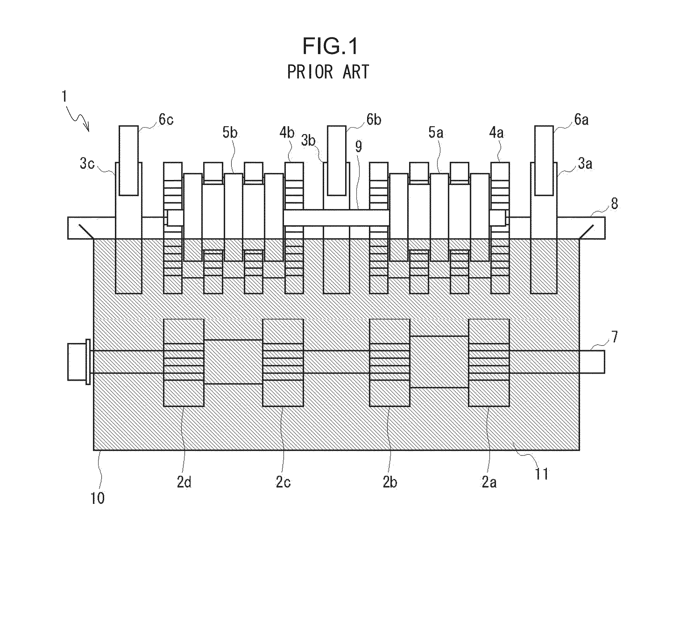 Medium separating and supplying mechanism