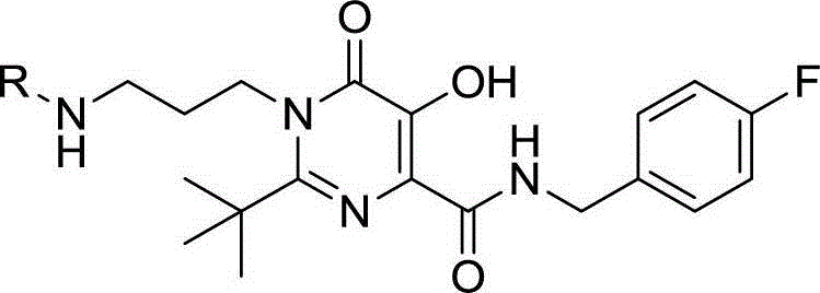 Hydroxy-pyrimidone compound and preparation method and application thereof