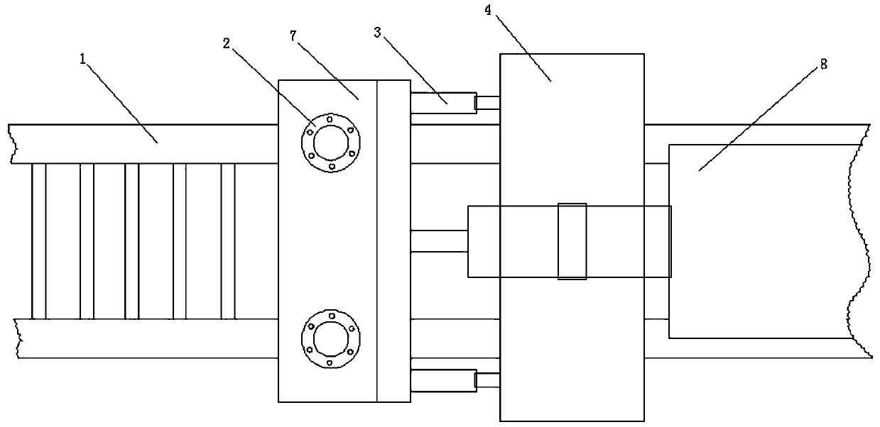 Extraction and penetration method of rotor of rail-guided hydraulic feeding power generator