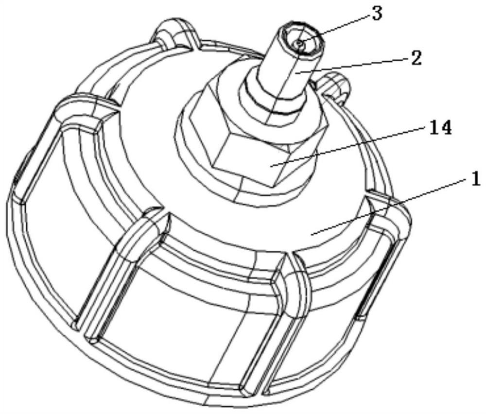 Pressure filling installation structure and automobile braking system