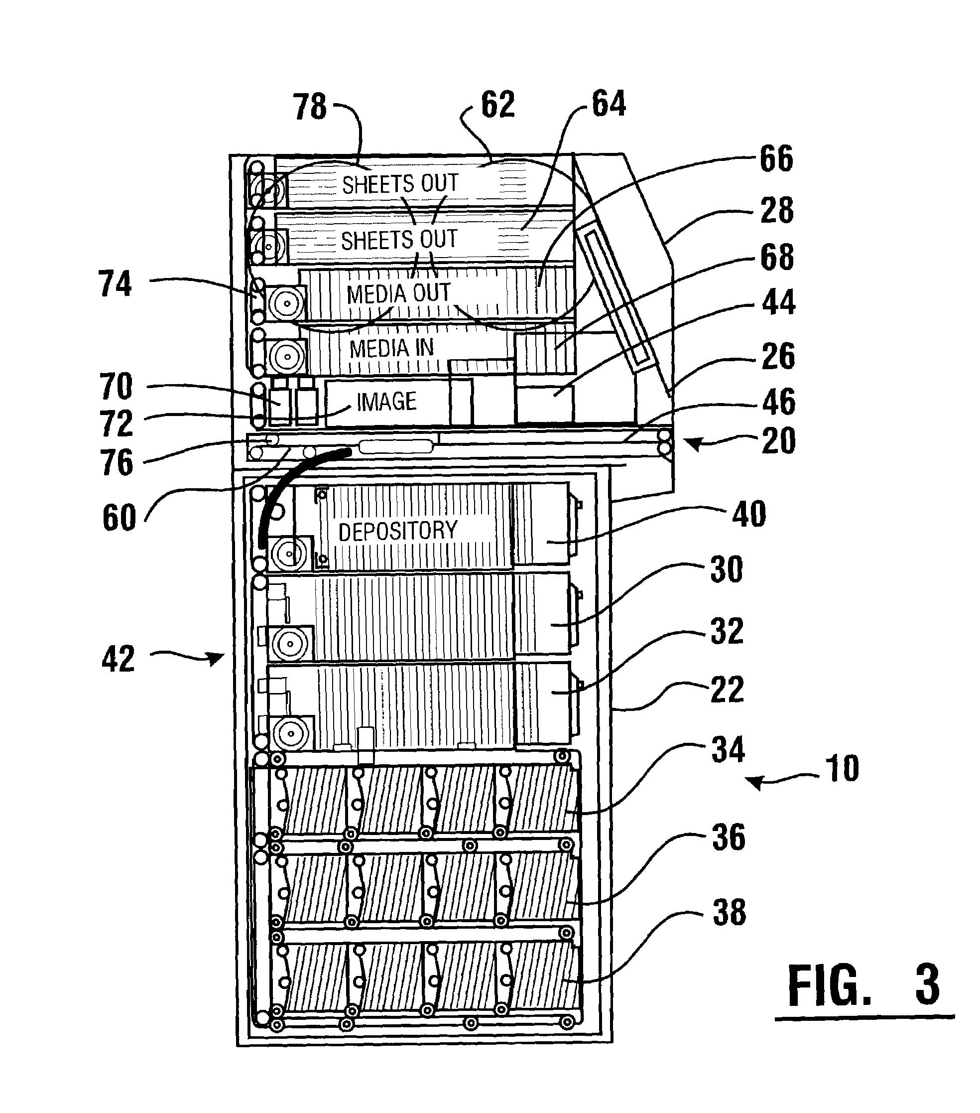 Automated banking machine currency tracking system