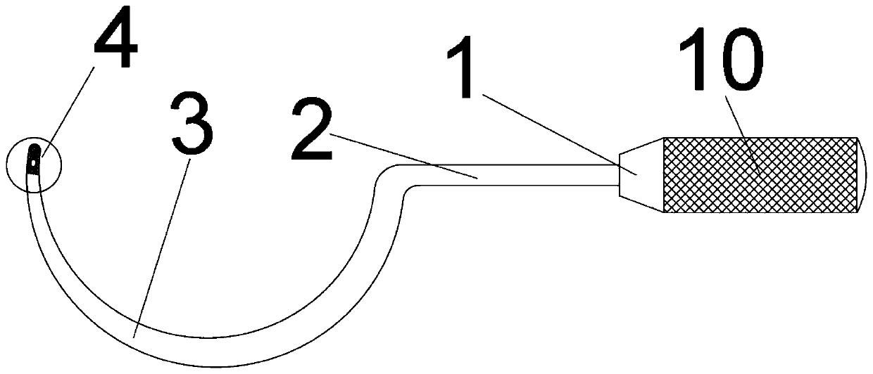 Complete single-hole laparoscopic puncture needle assembly for infantile hernia