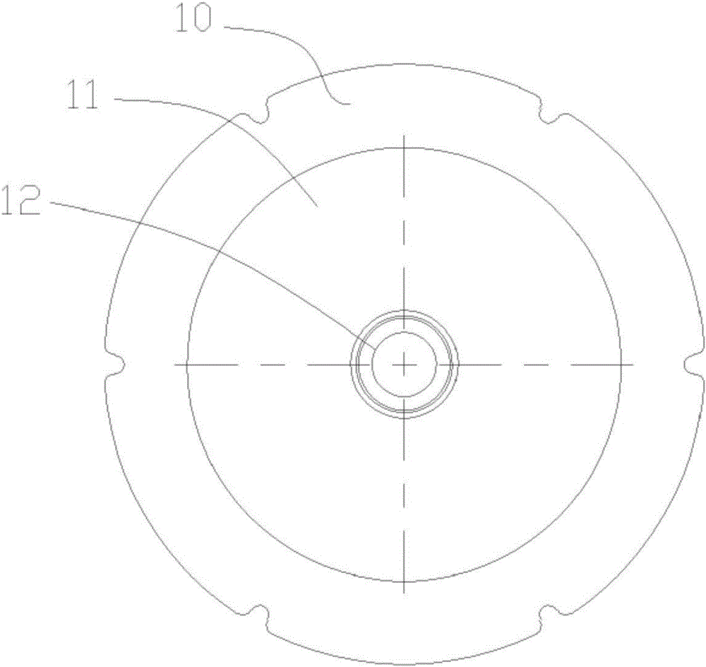 Axial magnetic field printed circuit board permanent magnet brushless DC motor