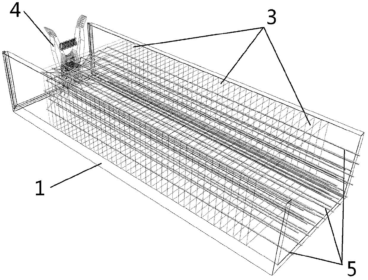 Manufacturing method and manufacturing device of light-transmitting concrete block